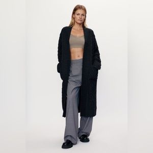 Zara Dark Grey-Brown Knit Tank Top